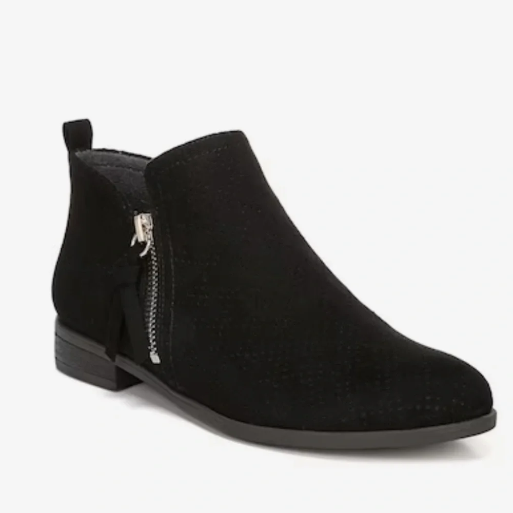 Dr. Scholl's Shoes $90 Women’s Rate Zip Bootie Black Size 10 M NIB